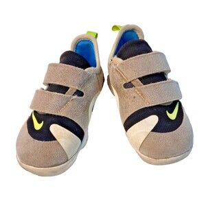 Nike Free 5.0 (GS) Girl's Size 8C Running Shoes Summit White Volt Glow Toddler